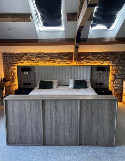a luxury fitted bedroom