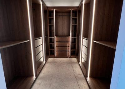 bespoke designed dressing room