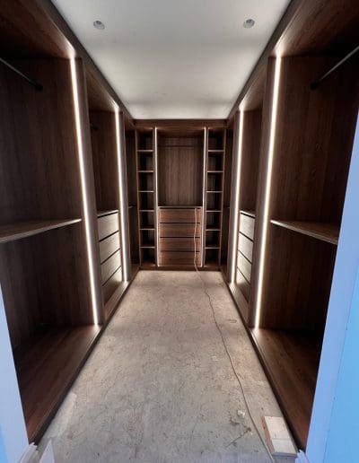 bespoke designed dressing room